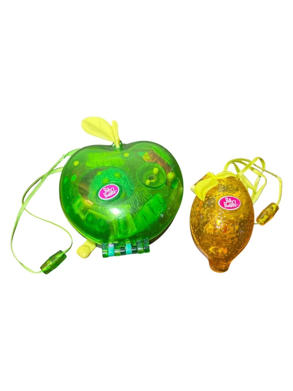 2000 Polly Pocket Fruit Surprise Apple + Lemon Y2K